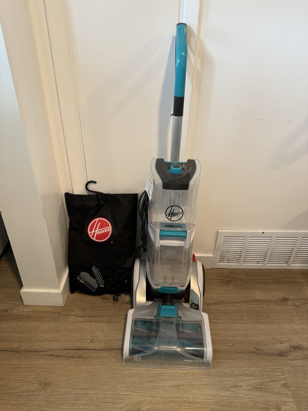 Hoover SmartWash Upright Corded Carpet Cleaner w/ Storage Bag, Removable Tank