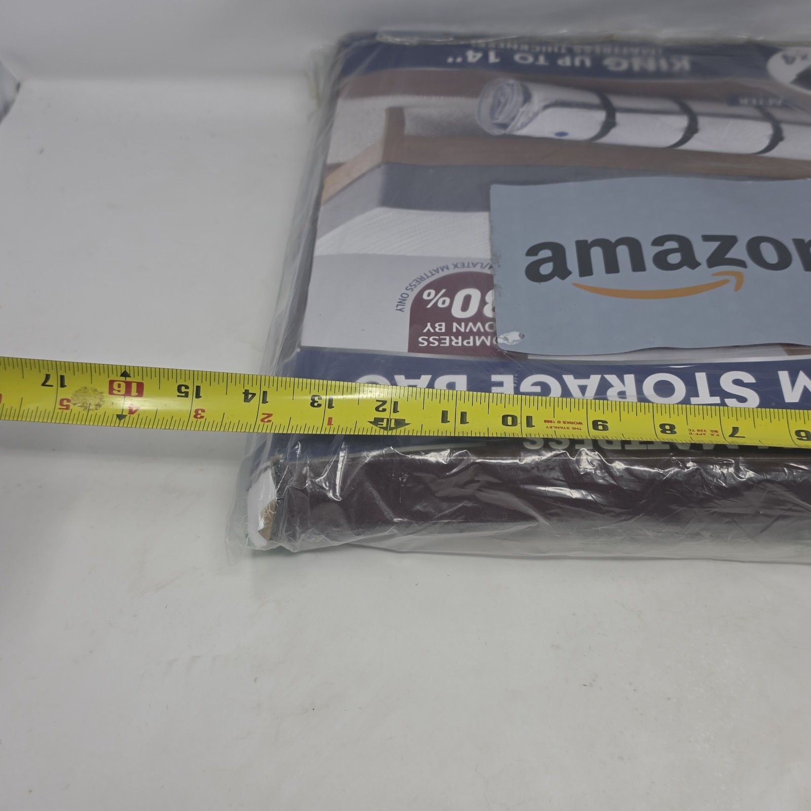 King/Cal-King Foam Mattress Vacuum Bag for Moving, Storage, Vacuum Seal Mattress