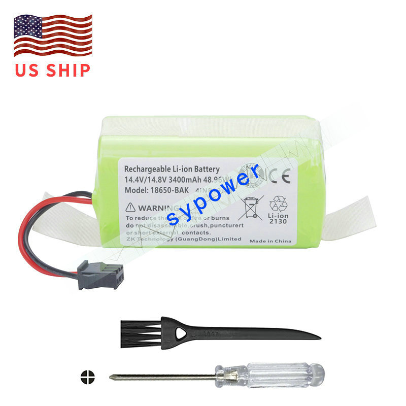Battery Replacement for Proscenic 850T 850P Ultenic D5 D5S Robot Vacuum Cleaner