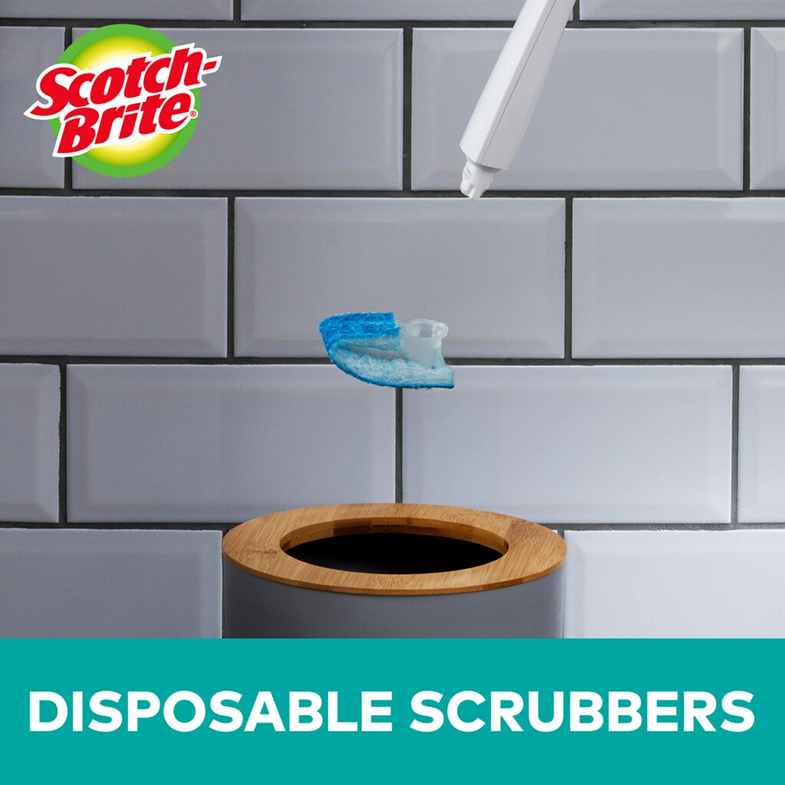 30 Pack Scotch Brite Disposable Toilet Scrubber Refills 10 Count Each