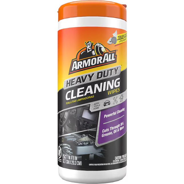 Armor All Heavy Duty Cleaning Wipes 25 -Count Wipes Car Interior Cleaner