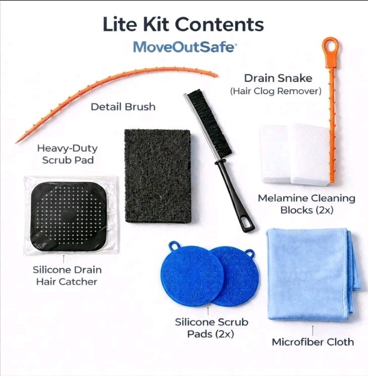 Contractor-Grade Bathroom/Kitchen Cleanup And Snaking Kit (1 Package)