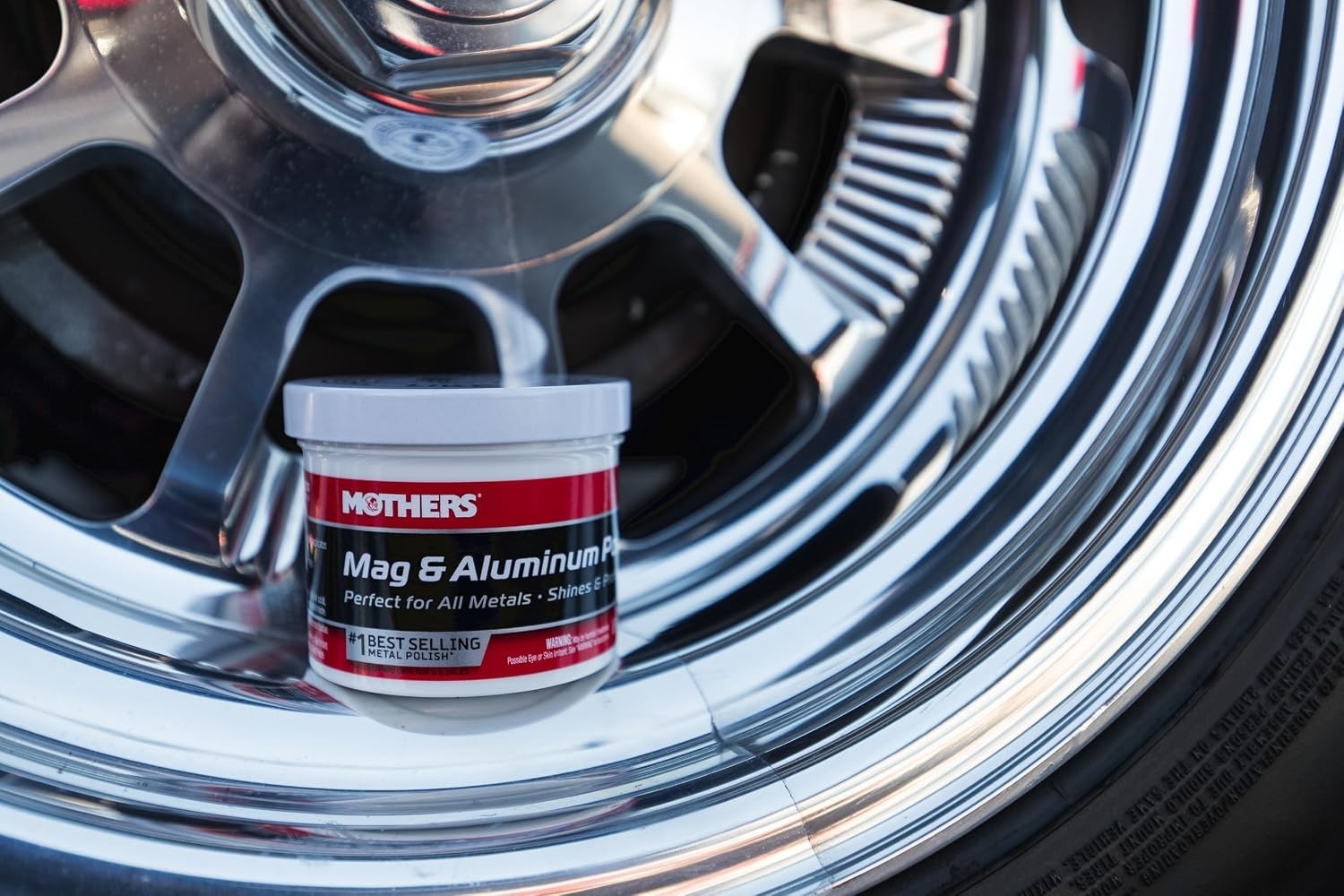 Mothers Mag & Aluminum Polish, 10 oz – Legendary Shine for Restoring Metal