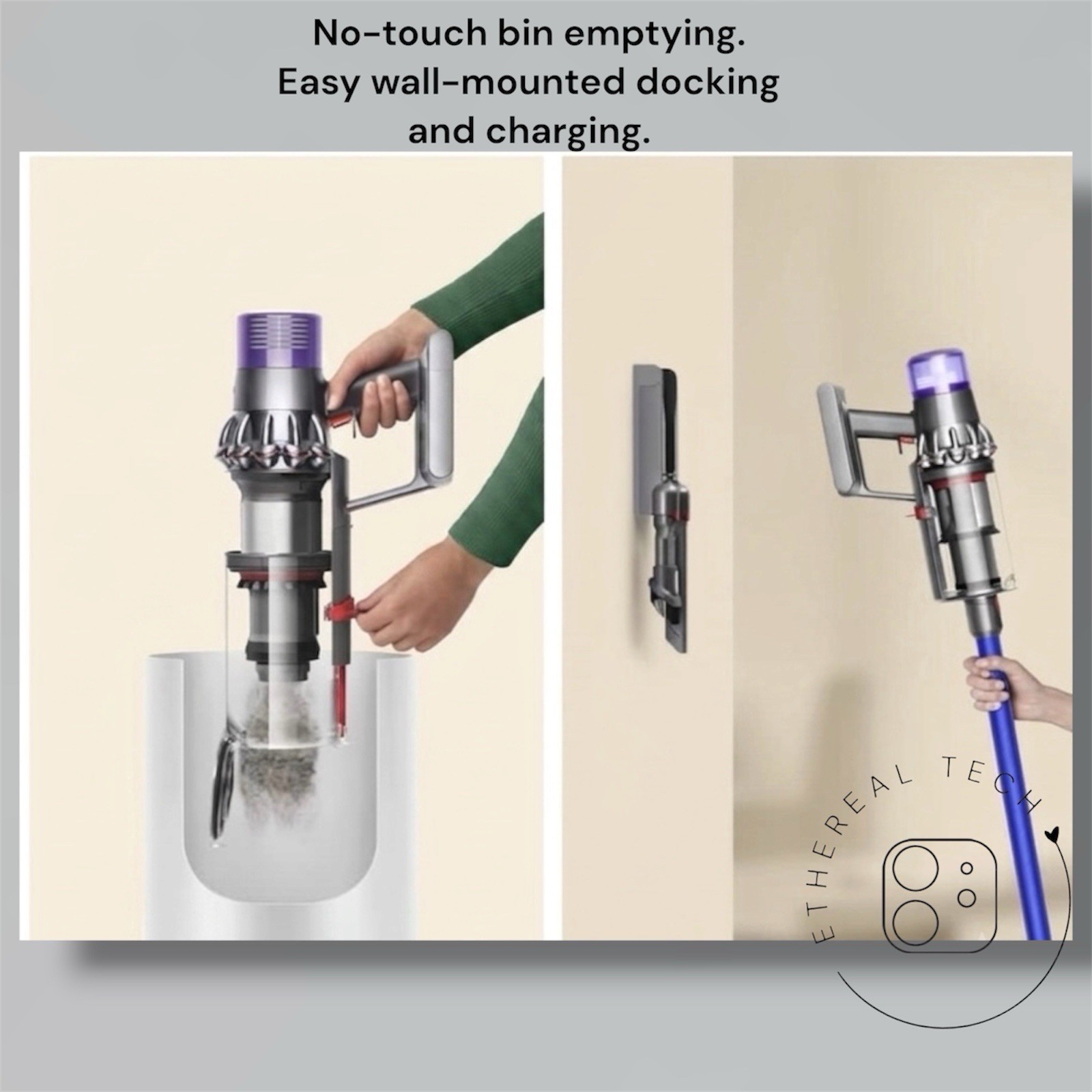 ✨Dyson V11 Cordless Stick Vacuum Nickel/Blue with 6 Accessories LCD Screen