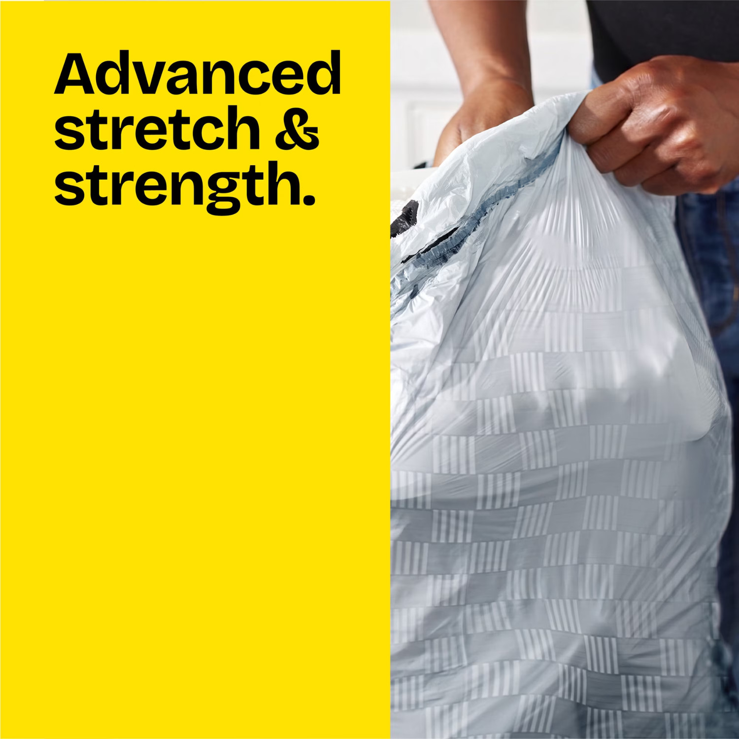 Glad ForceFlex 13 Gal Tall Kitchen Trash Bags Drawstring Fragrance Free, 120 Ct