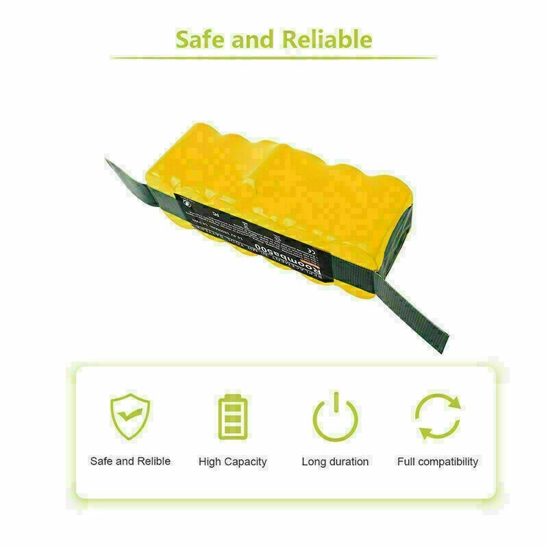 5000mAh Battery For iRobot Roomba 500 HeavyDuty 510 580 630 650 780 870 700 800