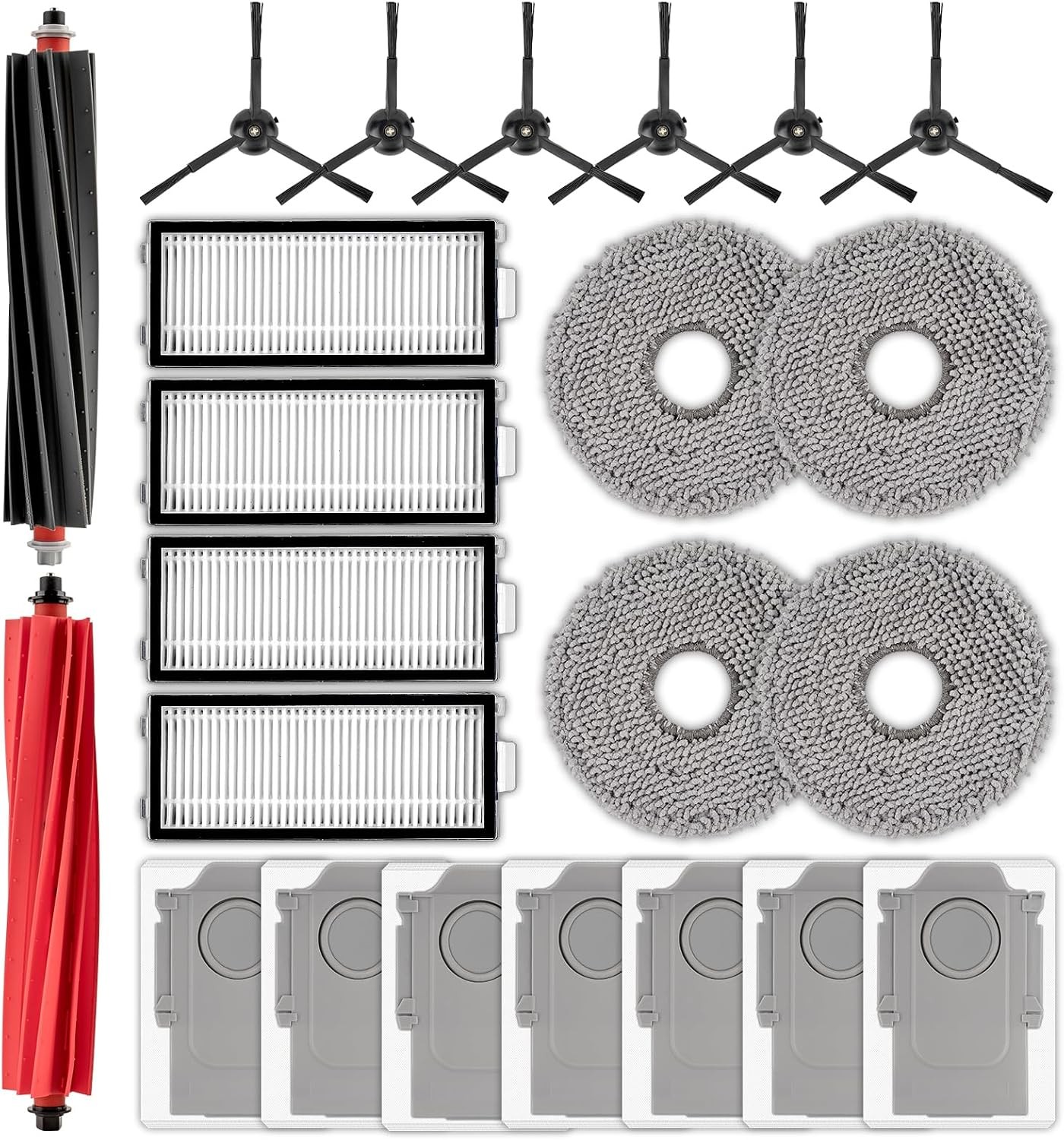 23 Pack Qrevo Master Replacement Parts Compatible with Roborock Qrevo Master