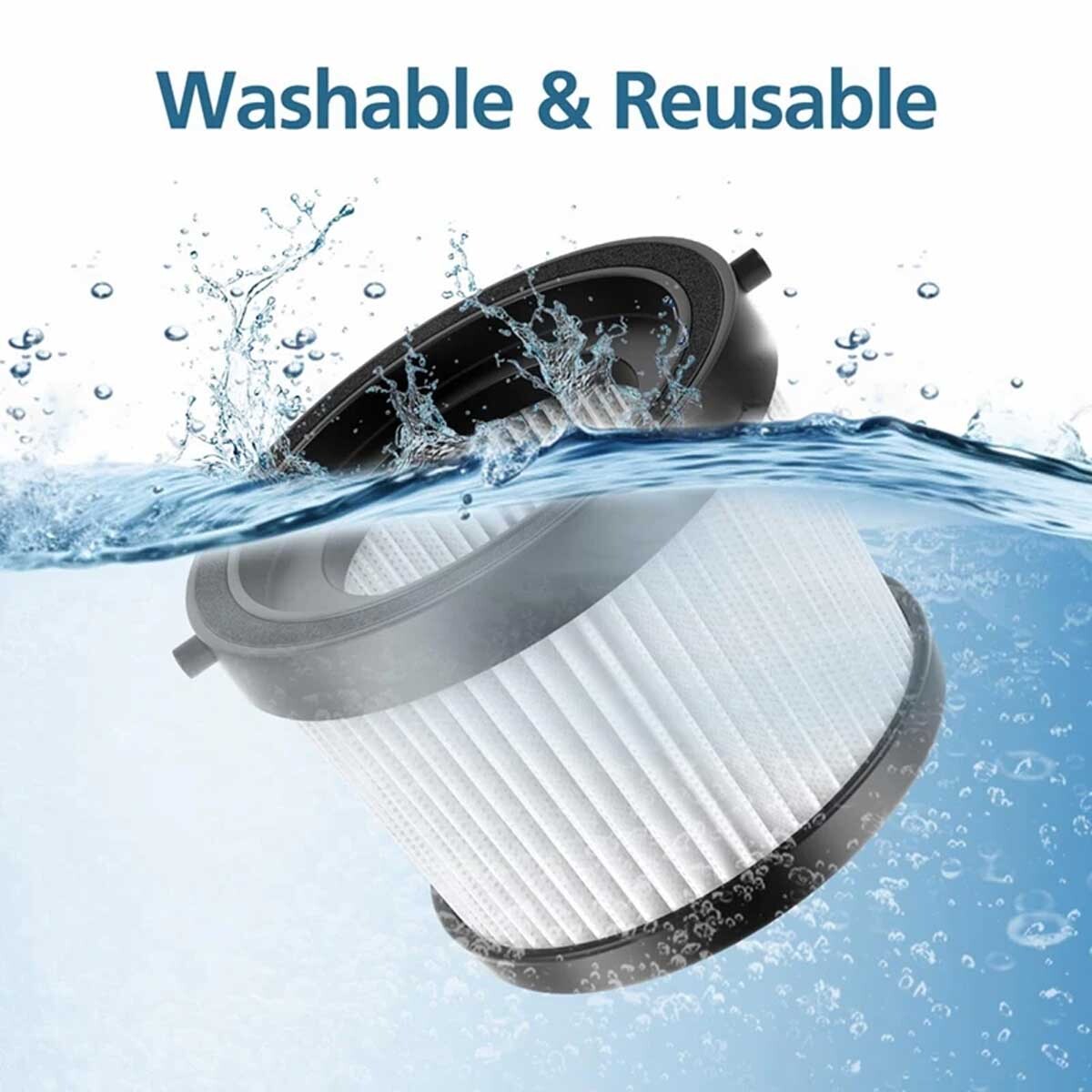 2 Pack DCV5011H HEPA Filter For DEWALT DCV501HB Cordless Handheld Vacuum