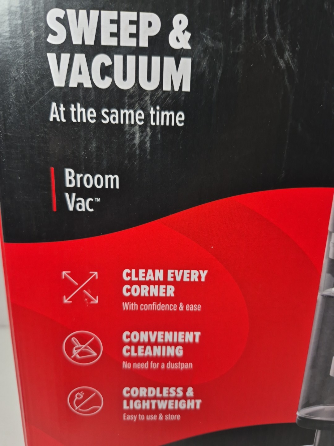 Dirt Devil Sweep & Vacuum Broom Vac – BD45000V – NEW