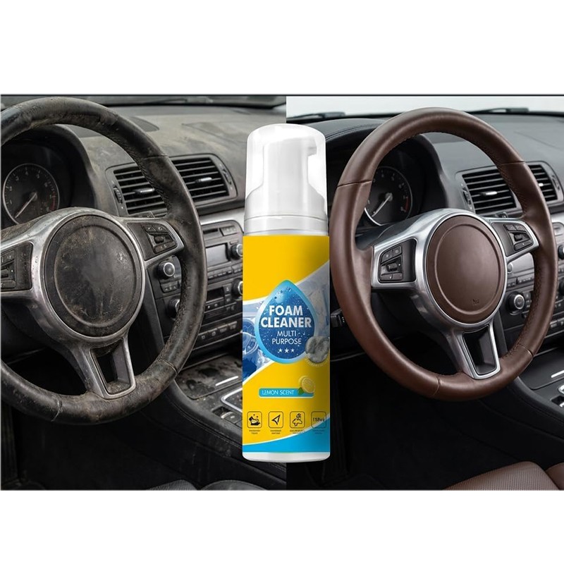 4-in-1 Multi-Enzyme Foam Cleaner, Deep Cleaning Spray for Car Kitchen Bathroom