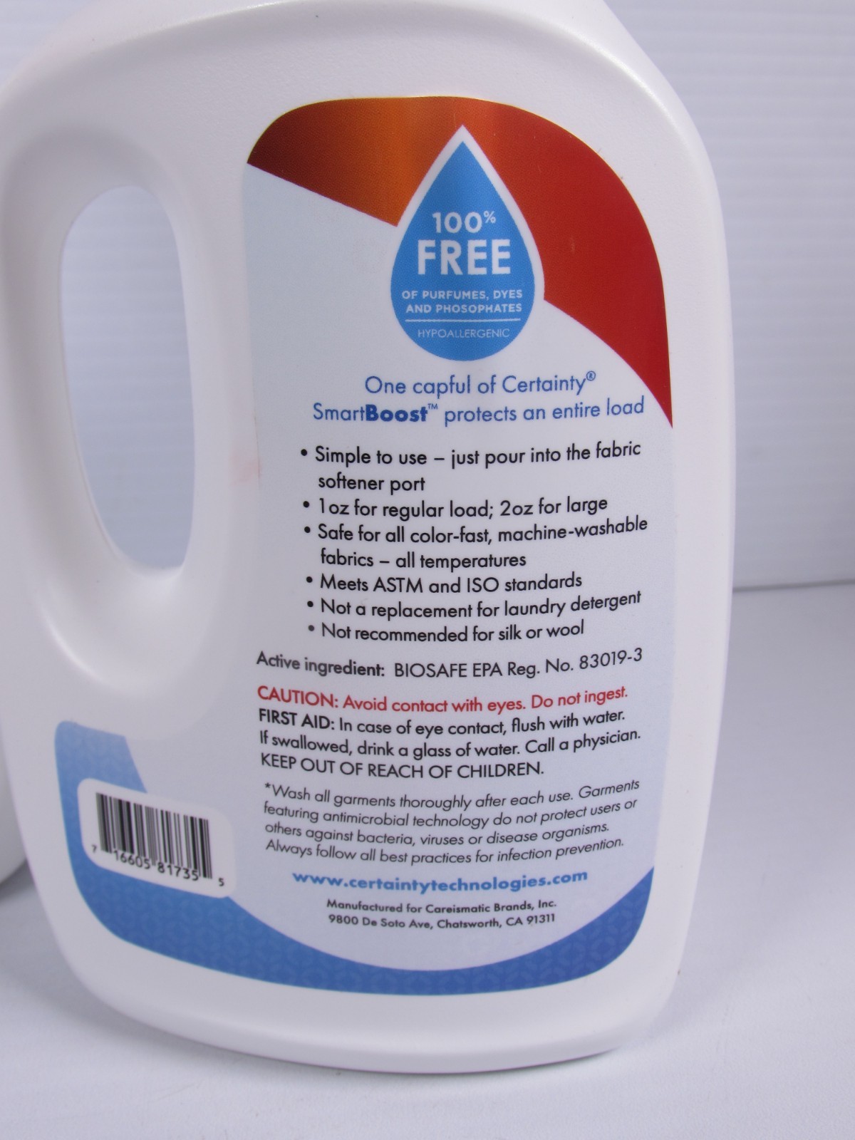 2X SmartBoost Liquid Laundry Additive by Certainty, Powerful Protection 20 OZ