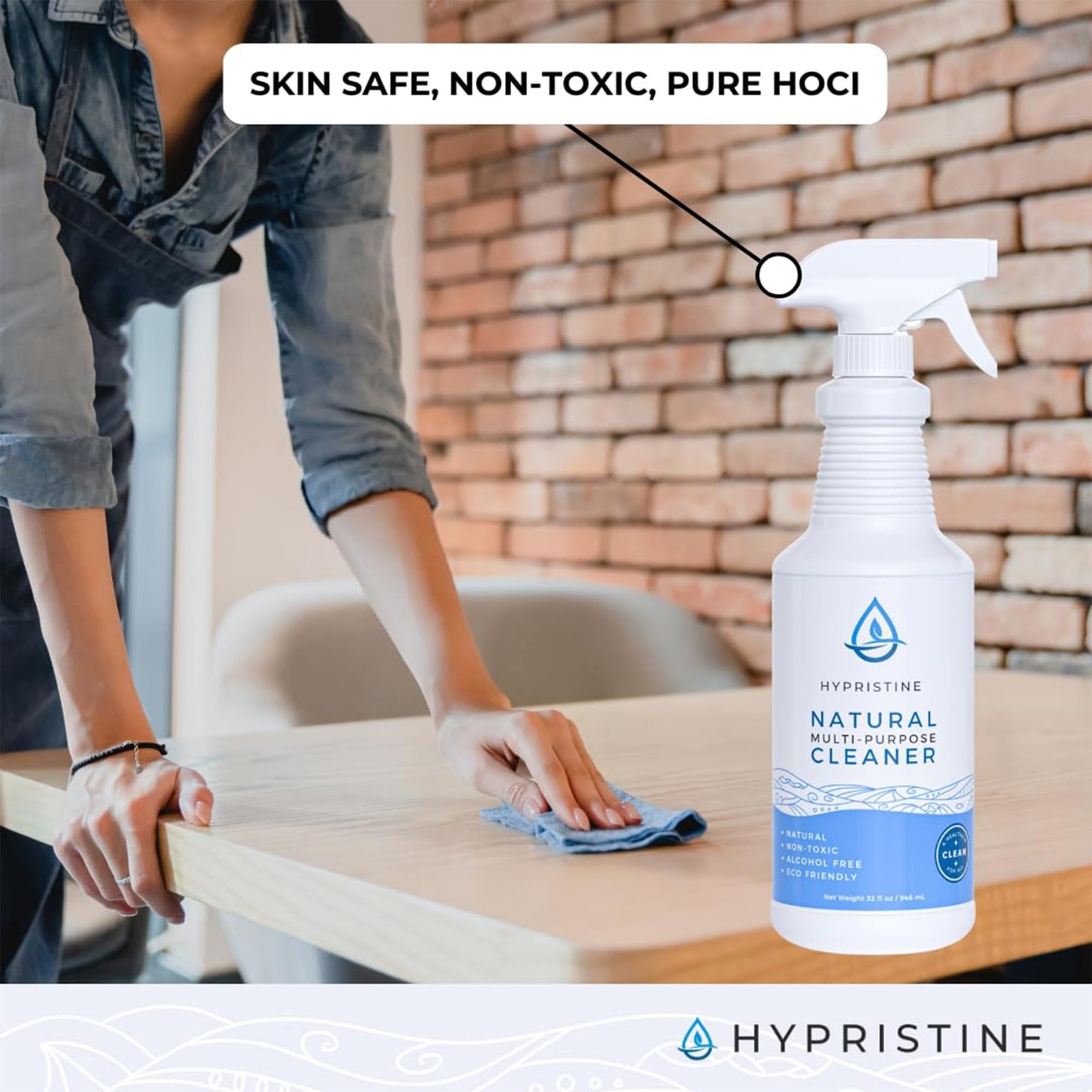 PURE Hypochlorous Acid Spray, Multi-Purpose Cleaner, Superior Shelf Life, 0% …