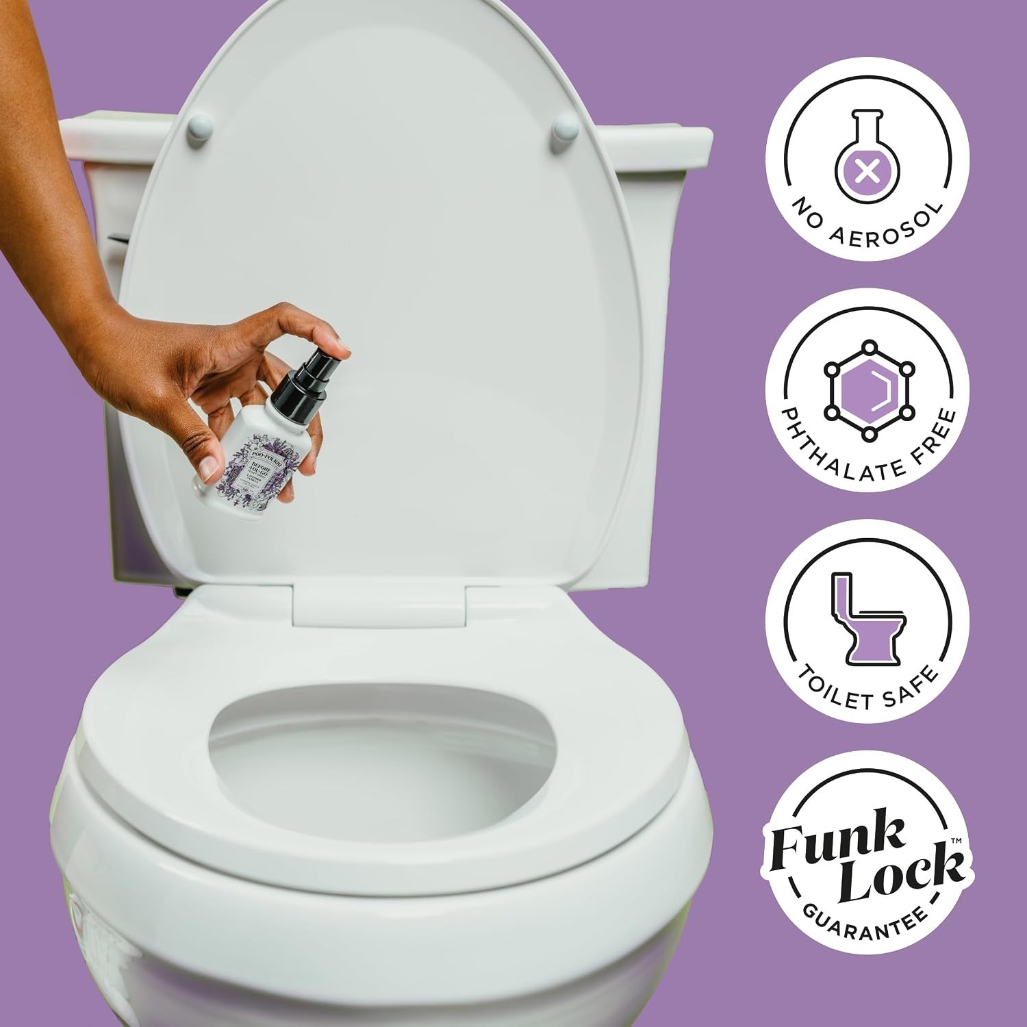 Lavender Vanilla Toilet Spray by Poo~Pourri – Eco-Friendly Odor Control 2 Fl Oz