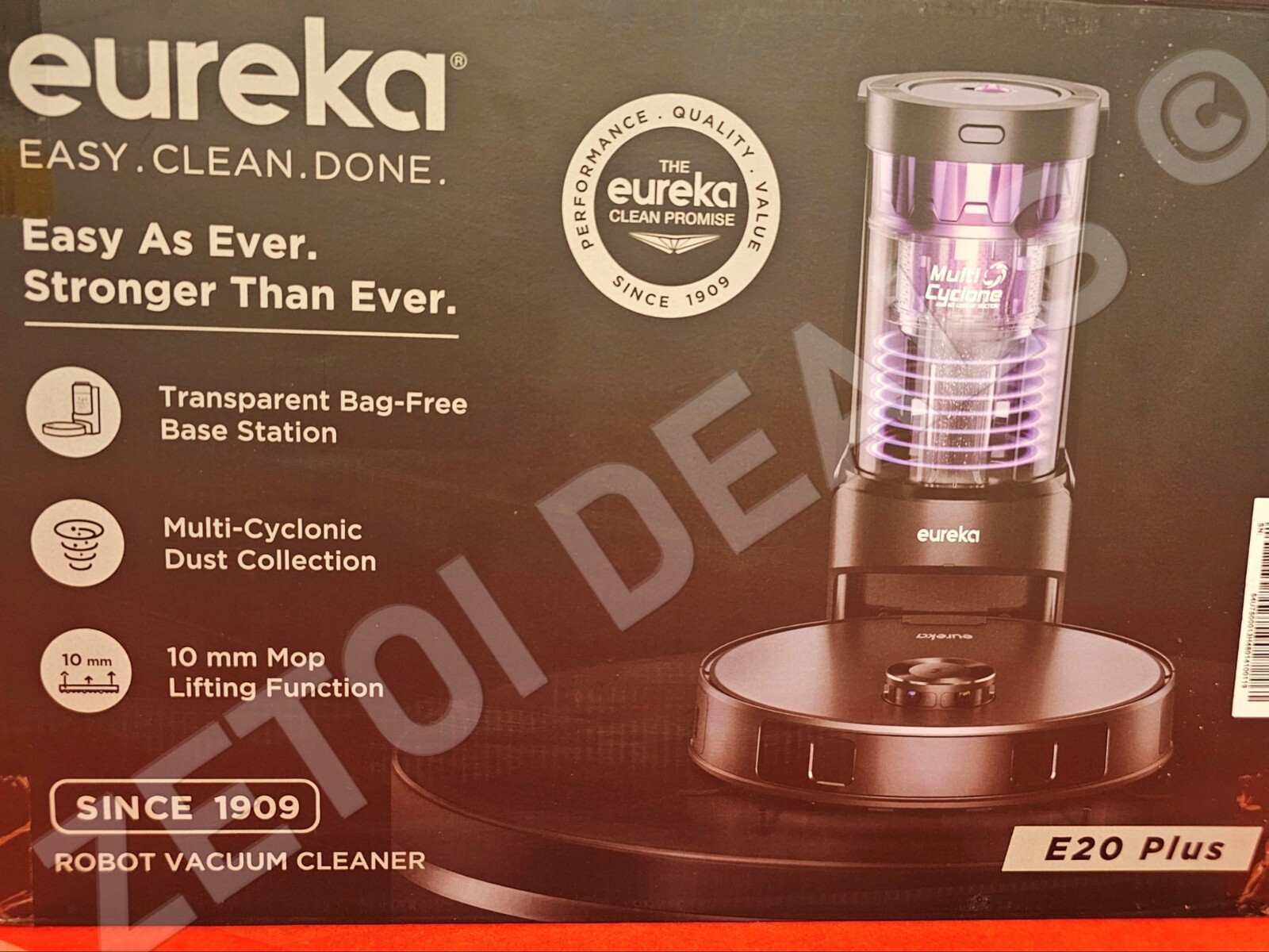**BRAND NEW** Eureka E20 Plus w/ Bagless Self Emptying Station ROBO VACUUM