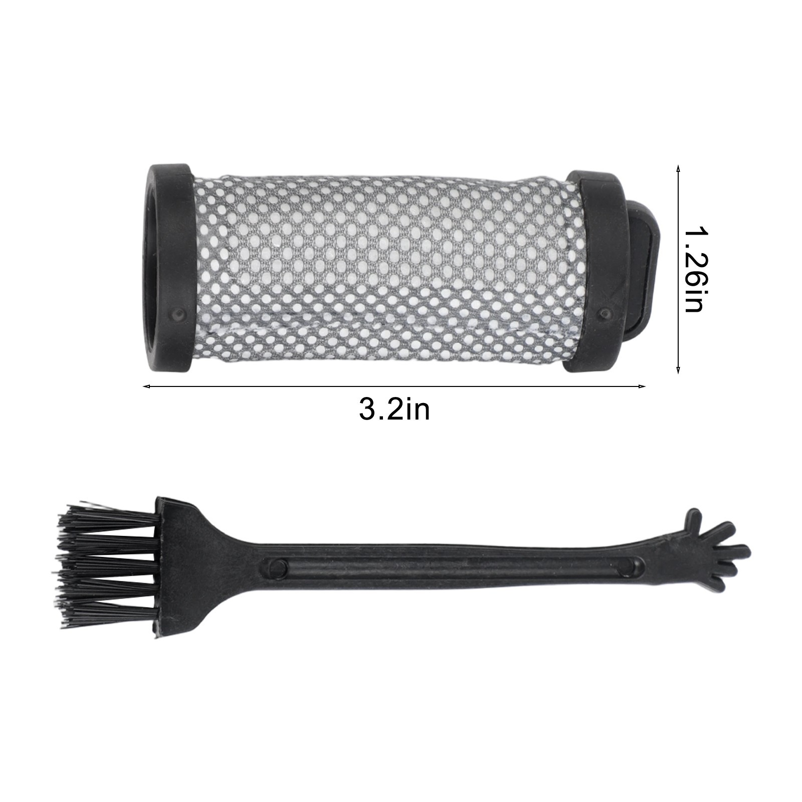 Replacement Washable HEPA Filters for JIGOO T600 Vacuum Cleaner 3 Pcs 99 97