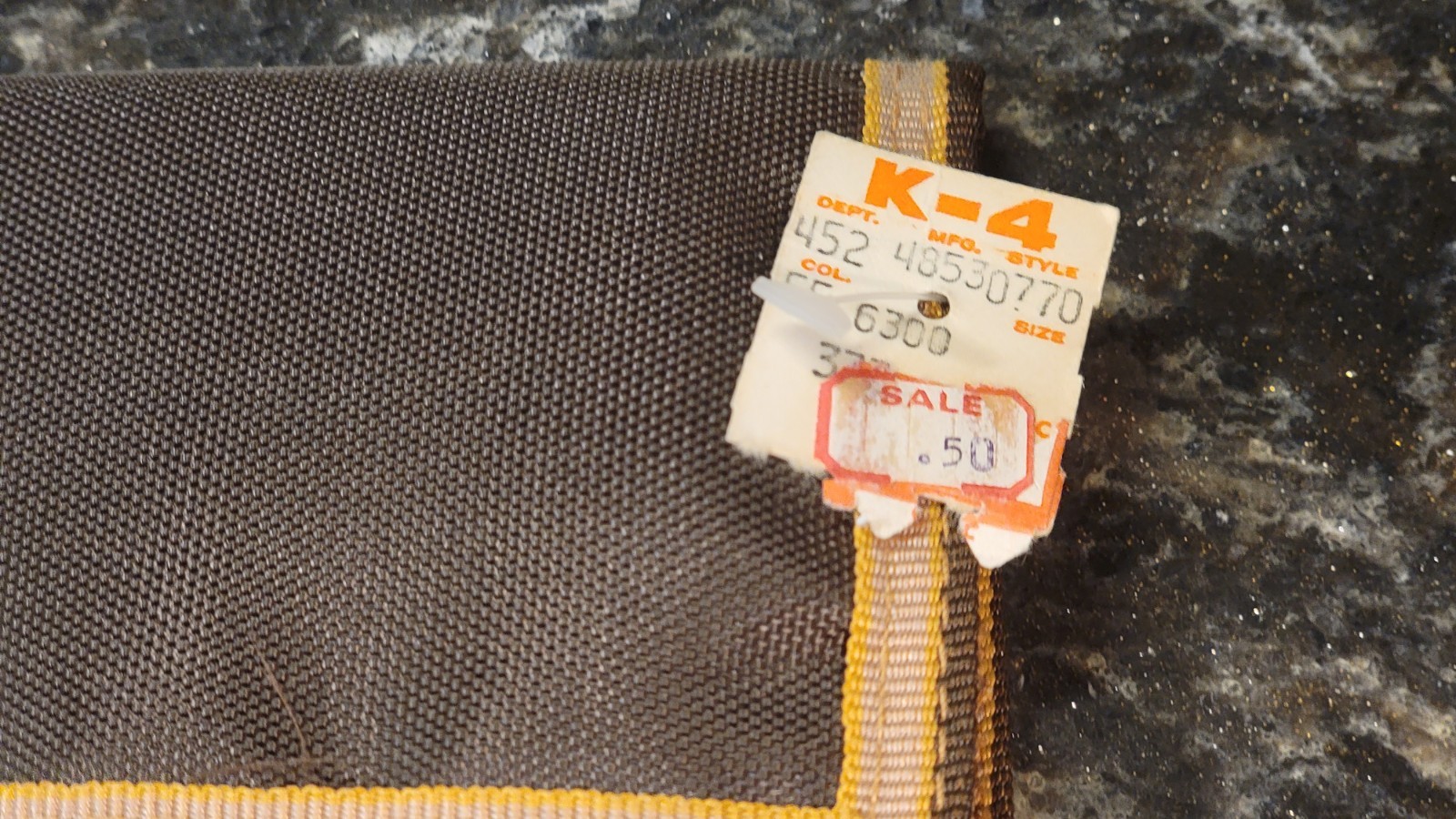 Vintage 1970s Coupon Pac Beige Nylon Pouch Organizer Clutch with Coupon Dividers