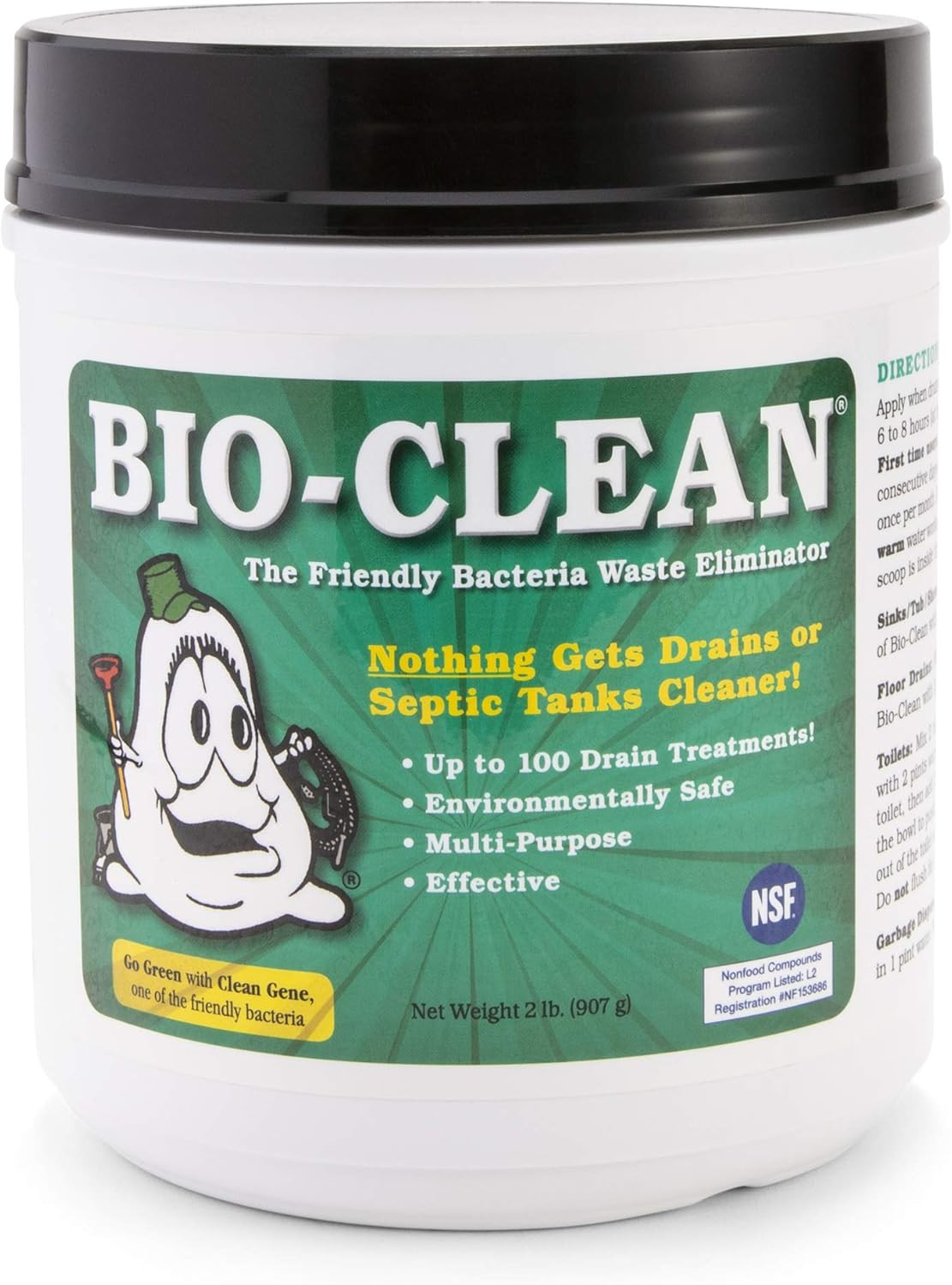 All-Natural Drain & Septic Cleaner – Removes Grease & Fats, 100% Guaranteed!