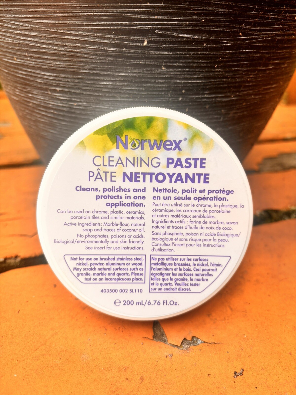 NEW NORWEX Cleaning Paste 200 mL / 6.76 oz Cleanse, Polishes, Protects