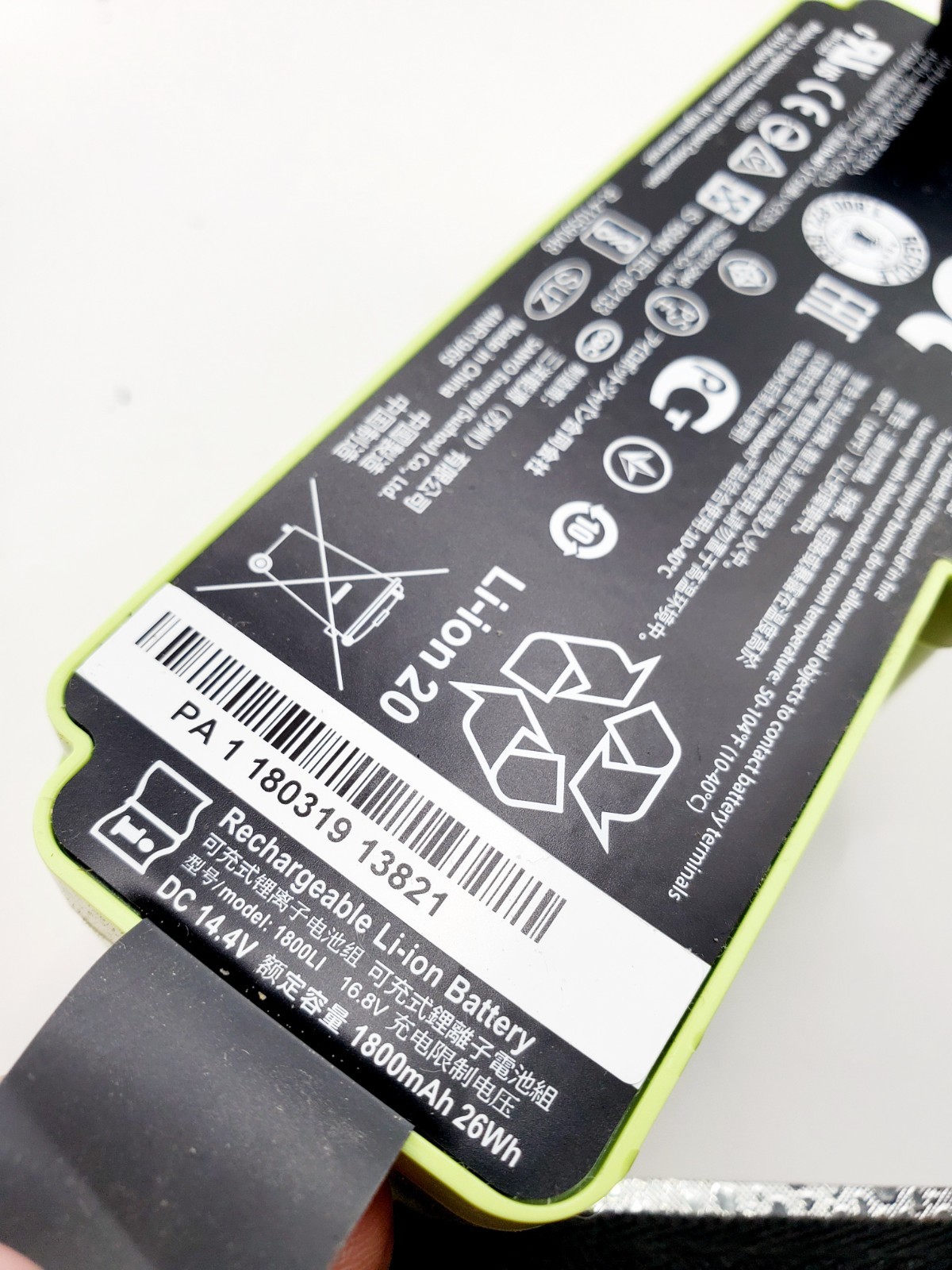 OEM Battery 1800LI For iRobot Roomba 600 800 900 Series 680 690 692 860 880 960