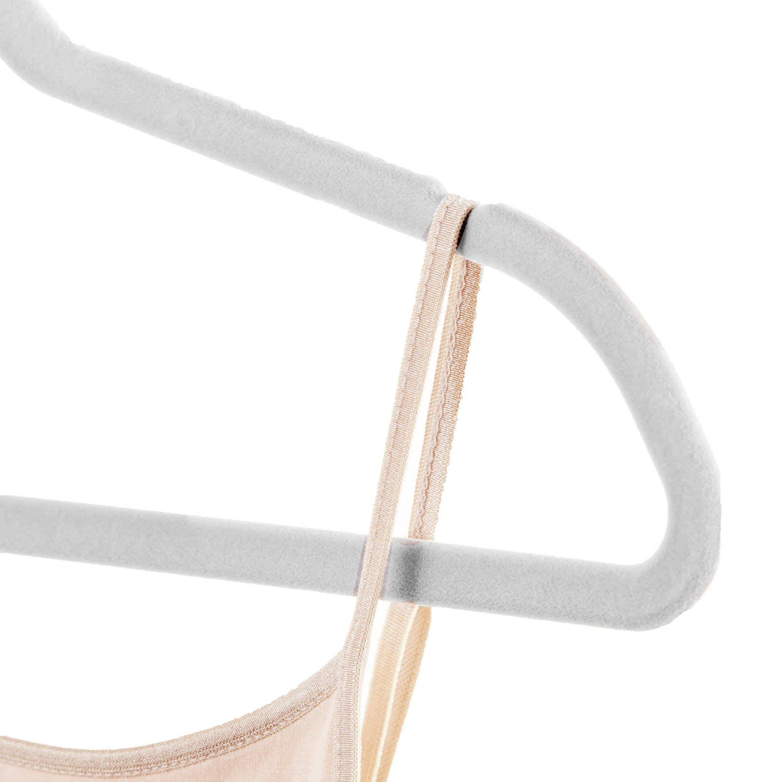 100 Silver Better Homes & Gardens Velvet Clothing Adult Hangers Non-Slip Space