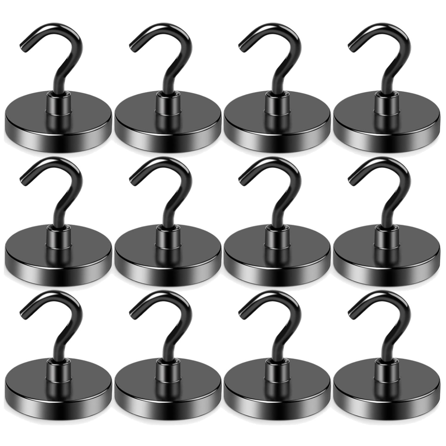 Cruise Essentials – Heavy Duty Magnetic Hooks – 12 Pcs/`