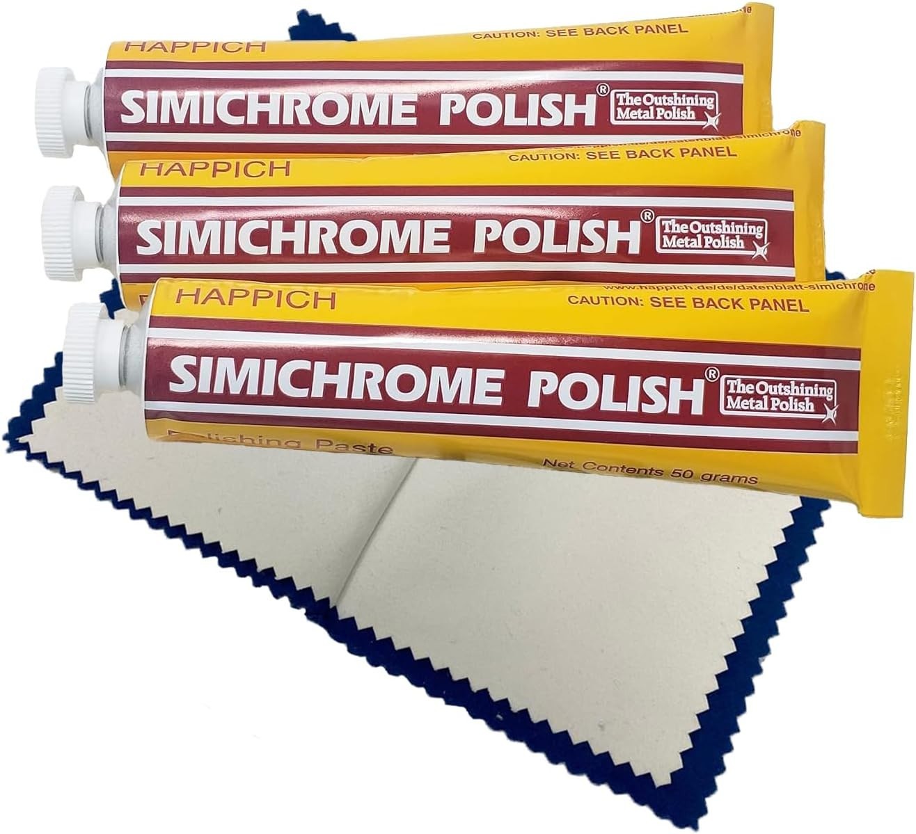 Rosenthal Collection – Simichrome Metal Polish Cream Compound – Pack of 3