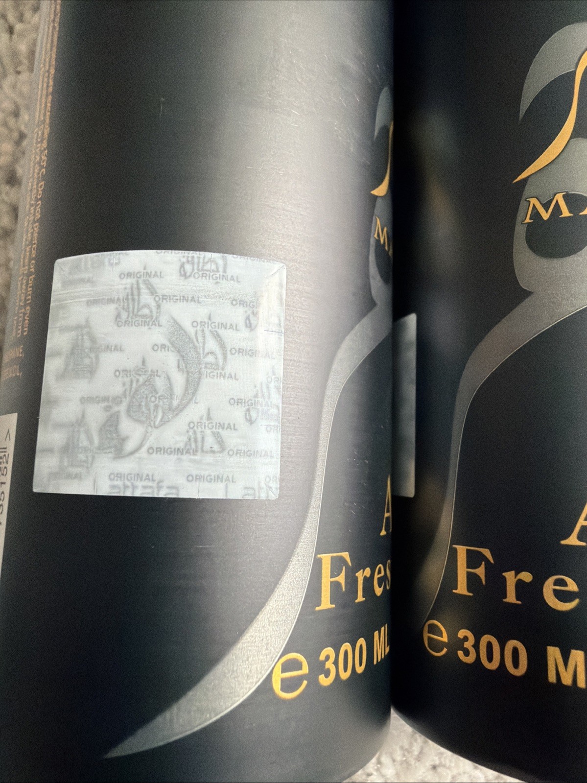 Maahir Air Freshener Spray 300 ml Black Gold Spray Bottle