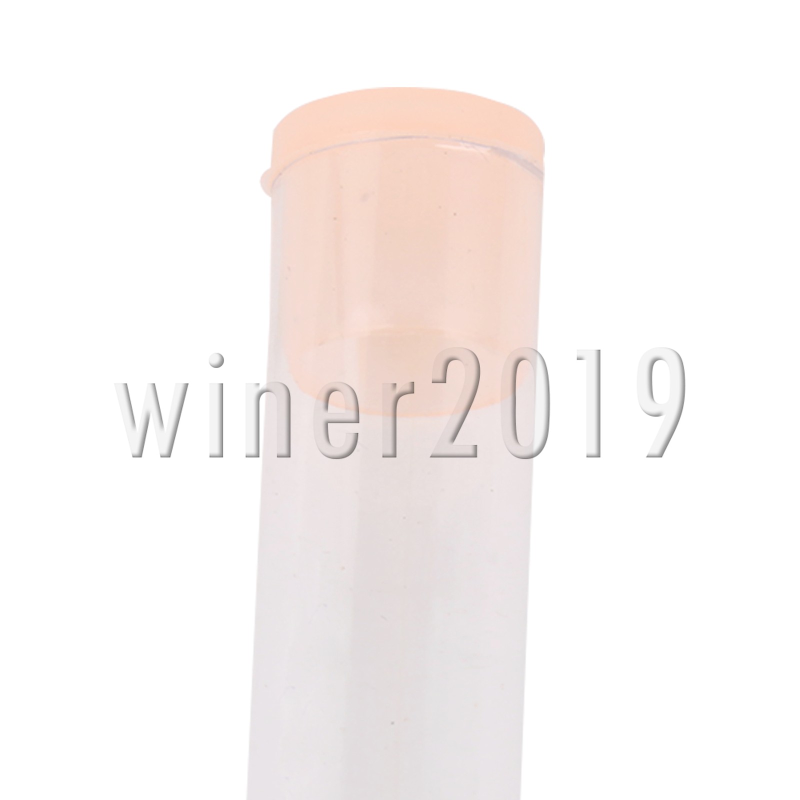 3x Plastic Sewing Storage Tube 1.2x10cm for Beads Needles Crochets Knits