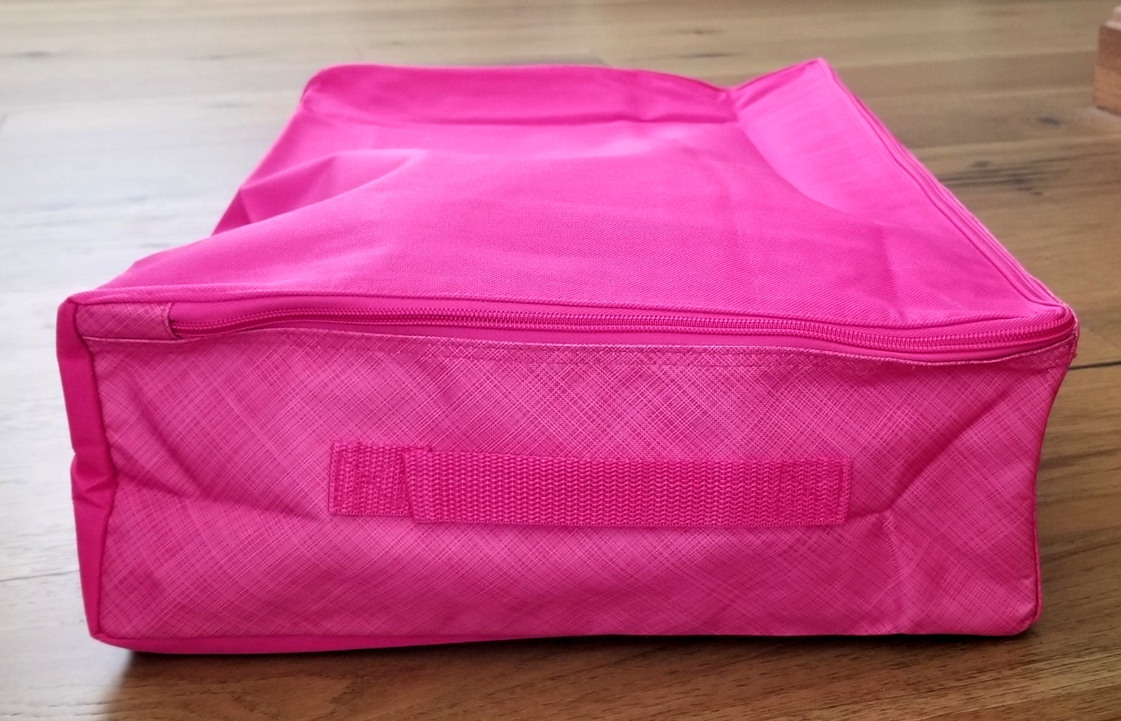 NEW! Thirty One Perfect Fit Organizer Pink Cross Pop Under Bed Storage Fabric
