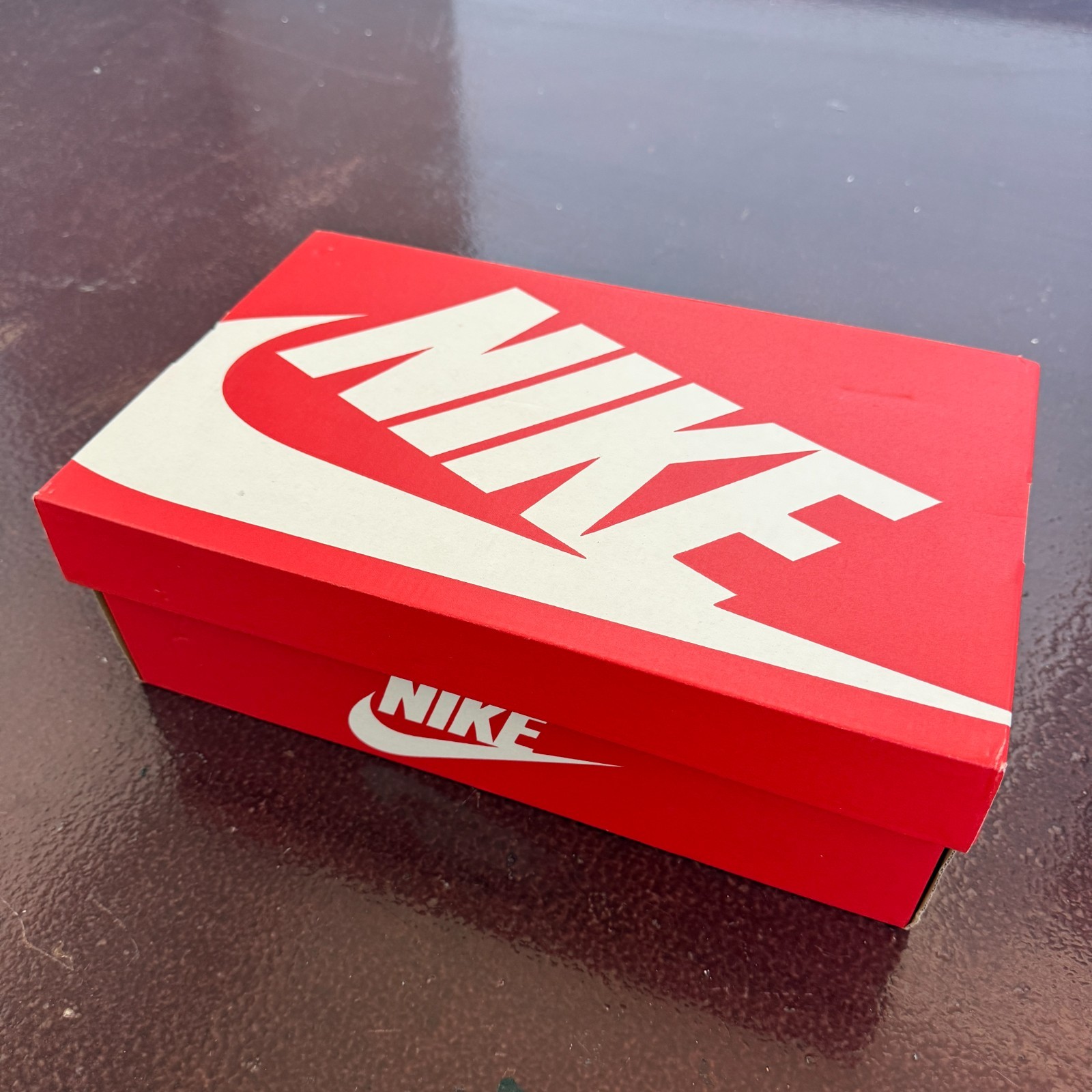 Nike Empty Shoe Box Red White Swoosh Original Packaging Size 8 9 WMNS BOX ONLY