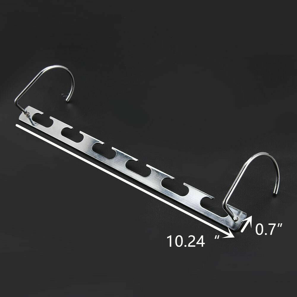 2PC Space Saver Saving Wonder Metal Hanger Clothes Closet Organize Hook Racks