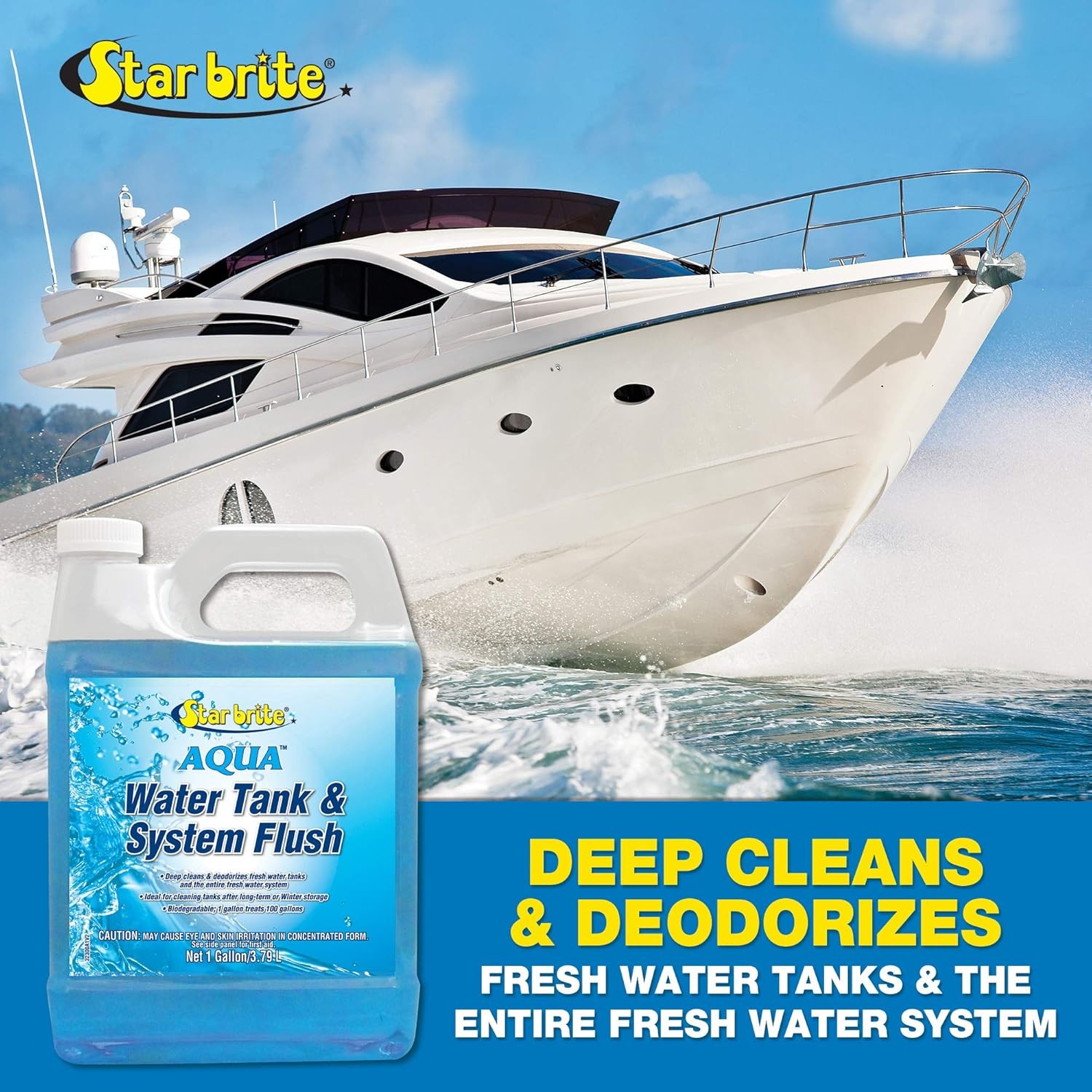 STAR BRITE Aqua Clean Water Tank Flush – 1 GAL (032300)