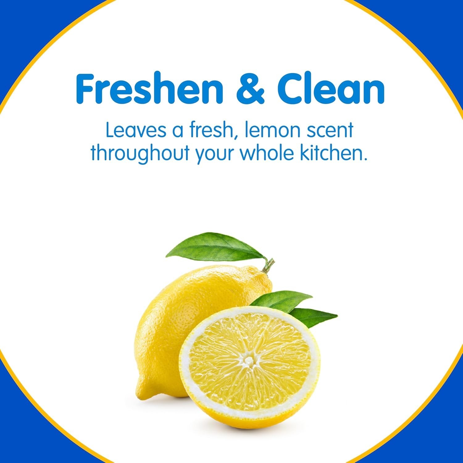 Lemon Scented Garbage Disposal Cleaner Balls – 40 Count, Biodegradable Formula