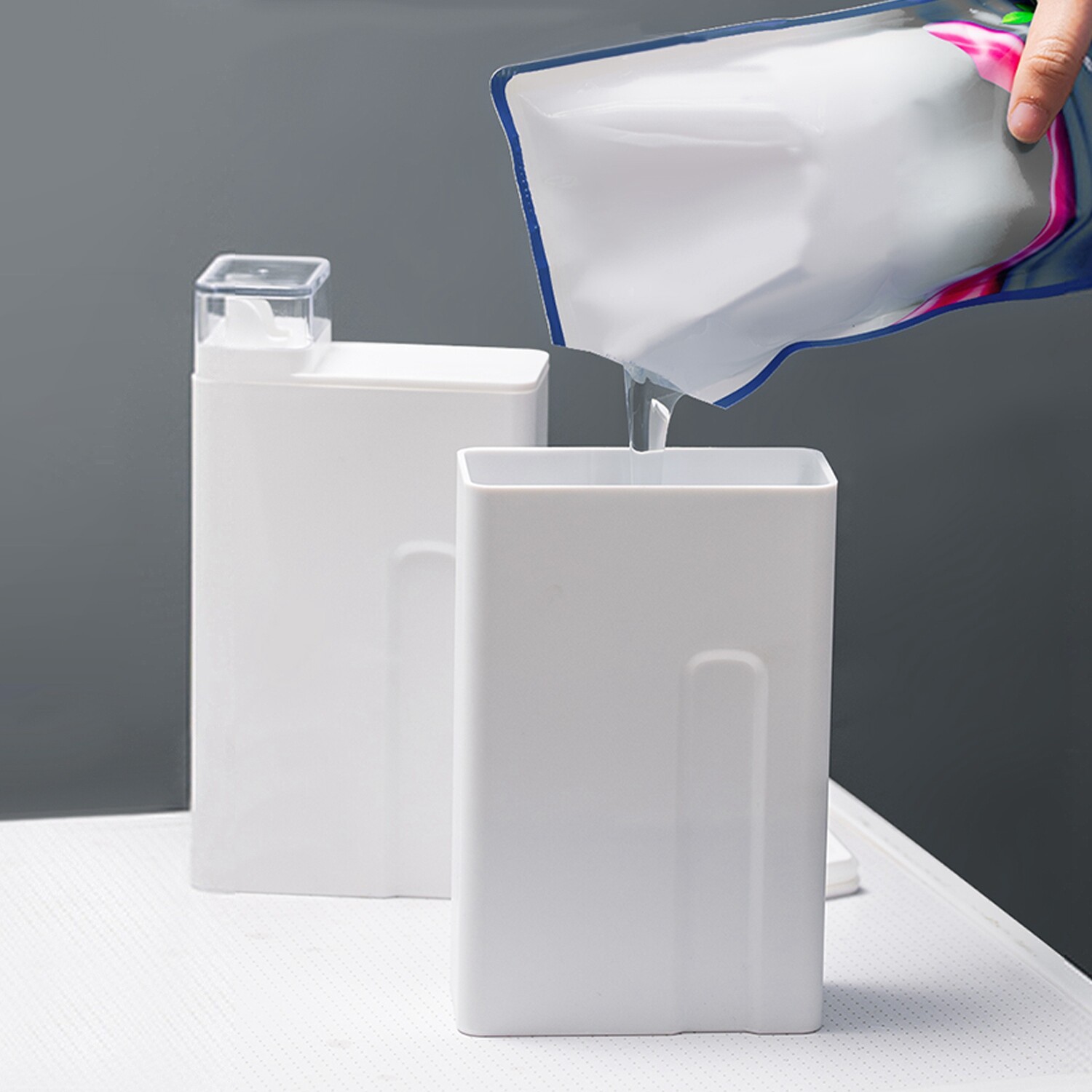 1L Refillable Laundry Bottle Container for Detergent Liquid Replacement Bottles