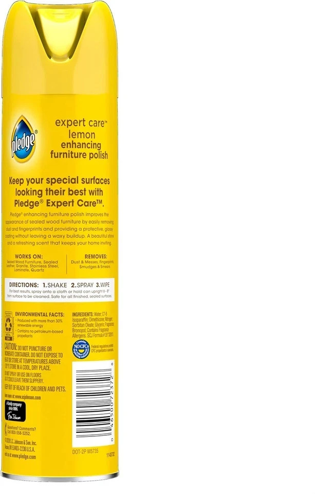 Expert Care Wood Polish Spray, Shines and Protects, Removes Fingerprints,