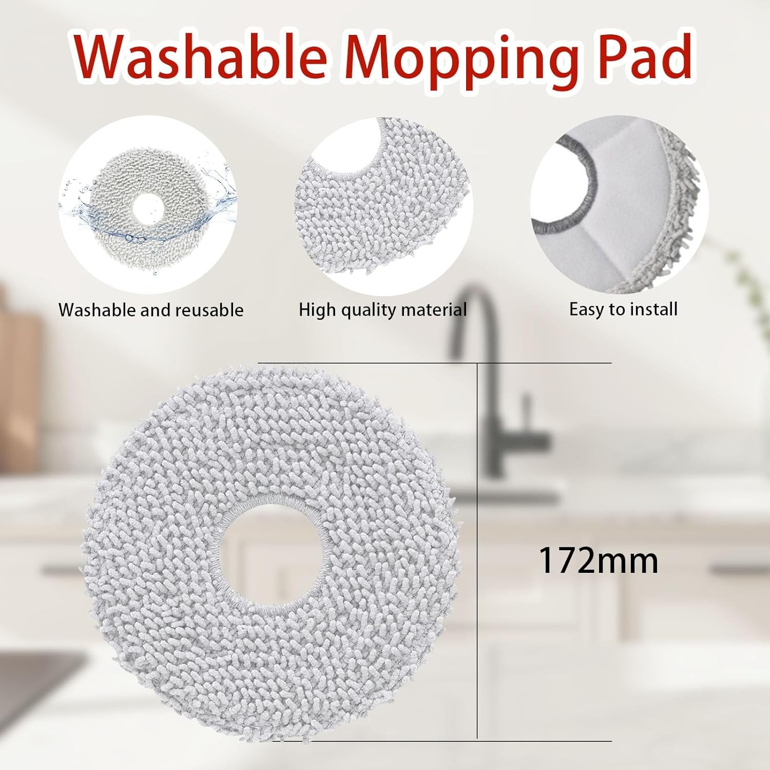 19 PCS Accessories for Roborock QV 35A Robot Vacuum Cleaner Replacement Parts