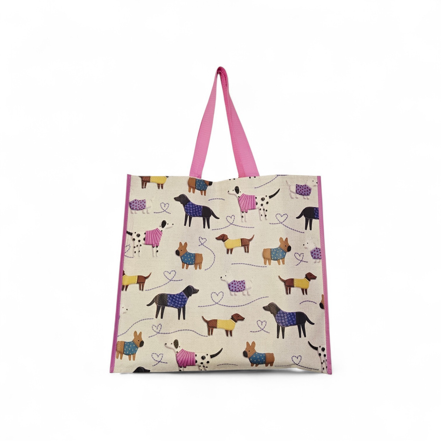 Dogs Dachshund Embroidery Style Valentines Valentine Hearts TJMaxx Tote Bag