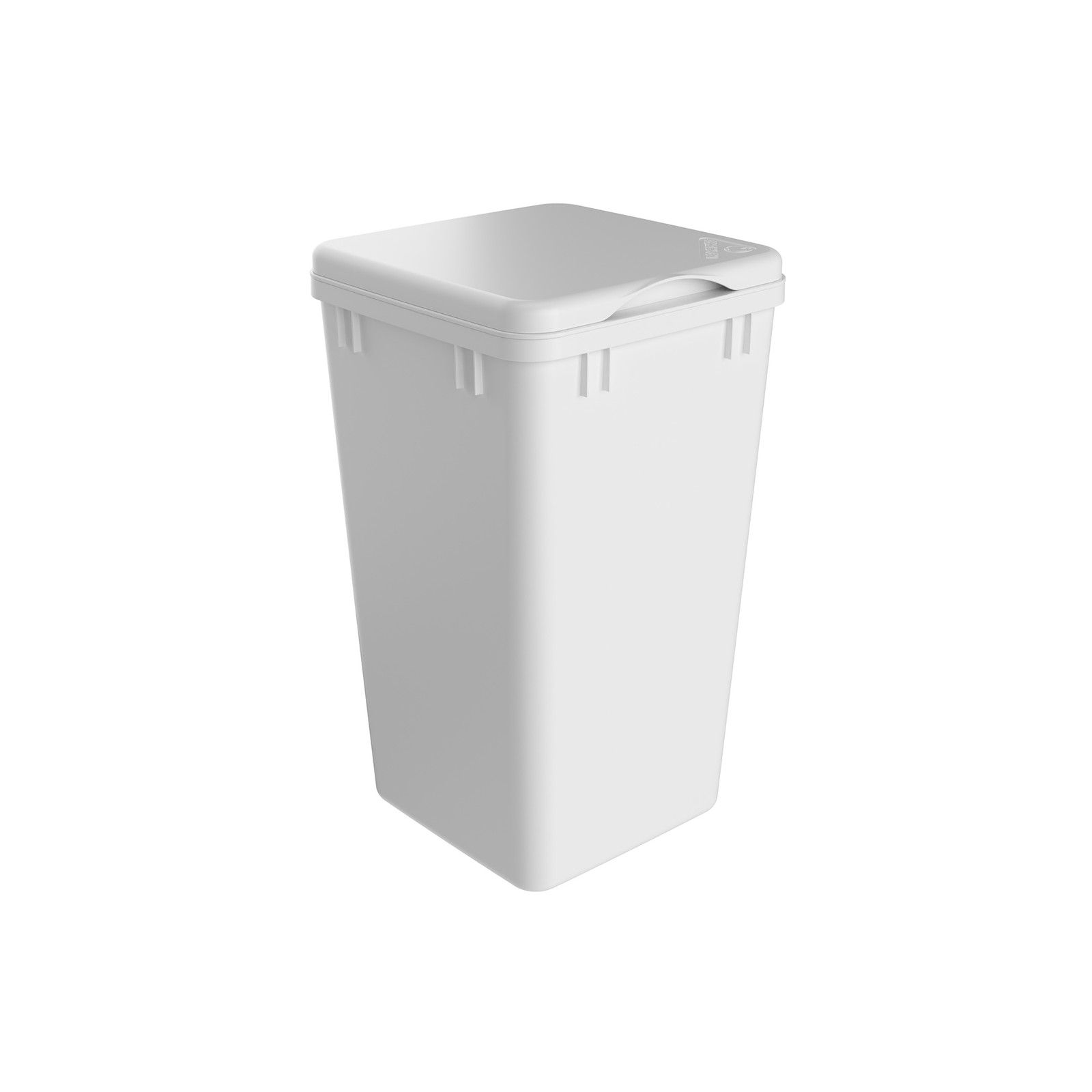 Rev-A-Shelf 27 qt. Trash Can Replacement Lid, White (Lid Only), RV-1024-LID-1