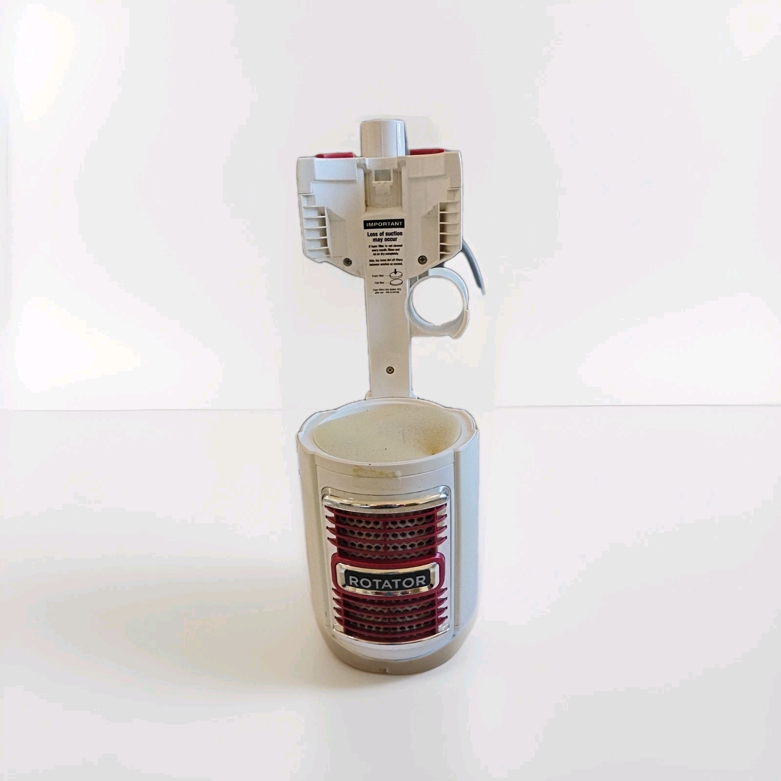 Shark Rotator NV341 Main Motor Pod Body w/ Power Cord White Red Slim-Light NV342