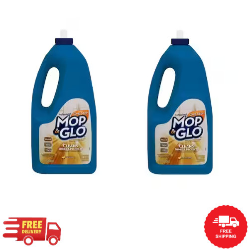 Mop and Glo Professional Multi-Surface Floor Cleaner – 64 oz. (2-Pack) NEW