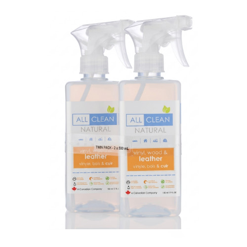 Vinyl Wood & Leather Cleaner Multi-Surface Cleaner Pack of 2 Bottles