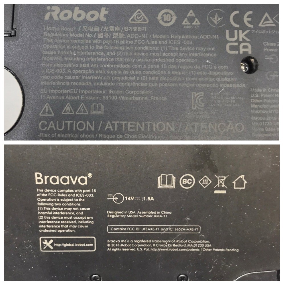 iRobot Braava Jet M6 Robot Mop Wi-Fi for hardwood, tile, stone