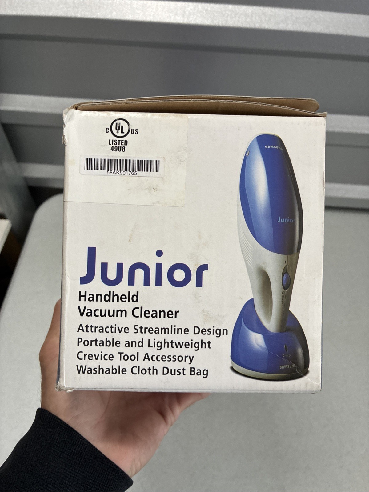 Vintage Samsung Junior Hand Held Vacuum New NOS VAH-1114B