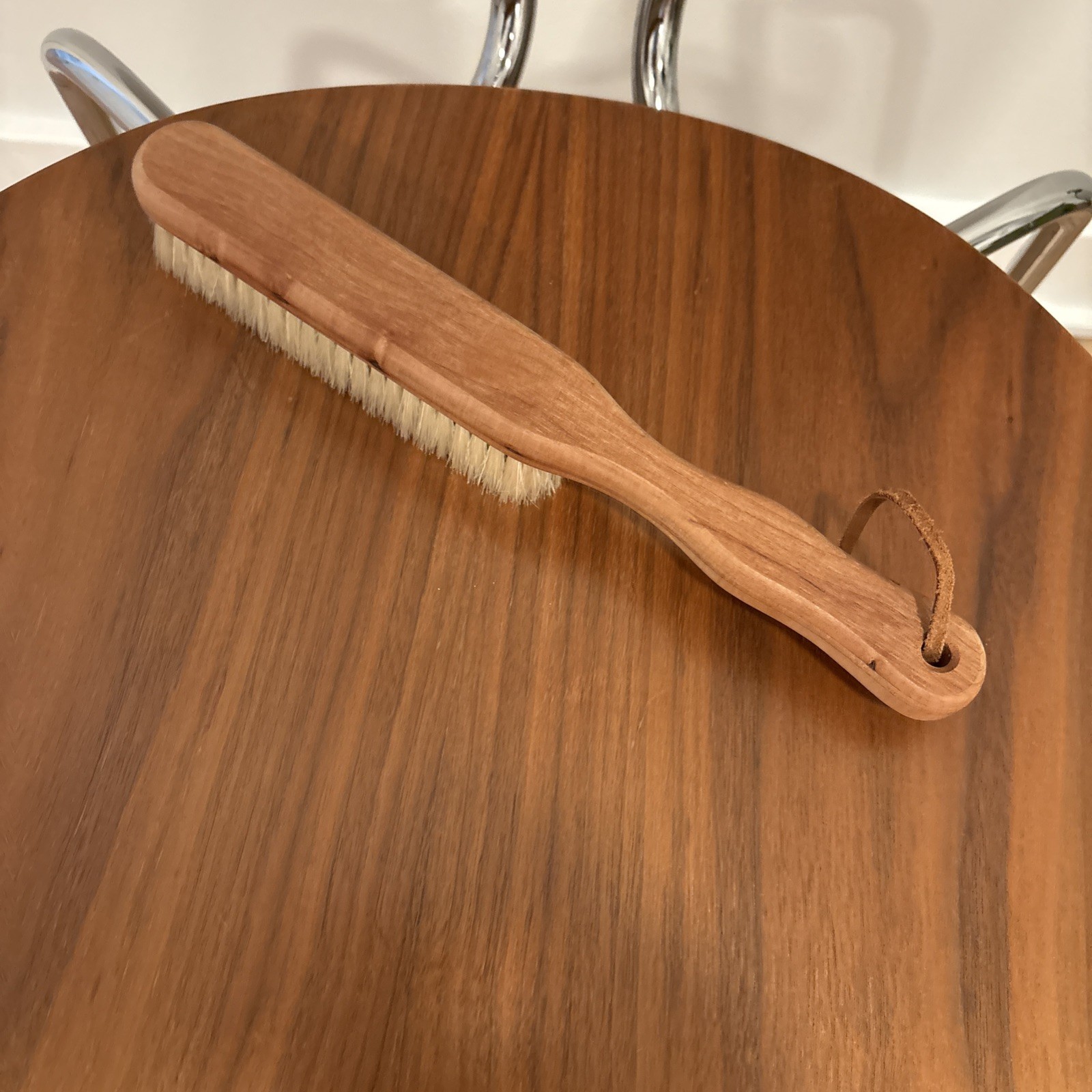 REDECKER Cashmere Brush with Soft Bristle Williams Sonoma 10 1/2” Pearwood