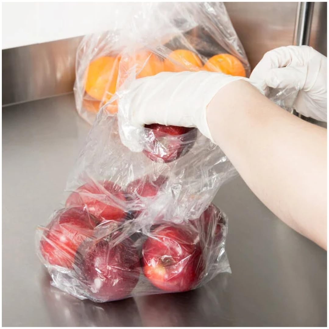 Group PB080418R Get Reddi Food & Poly Bag, 8 x 4 x 18, 8-Quart, 0.68 Mil, Clear
