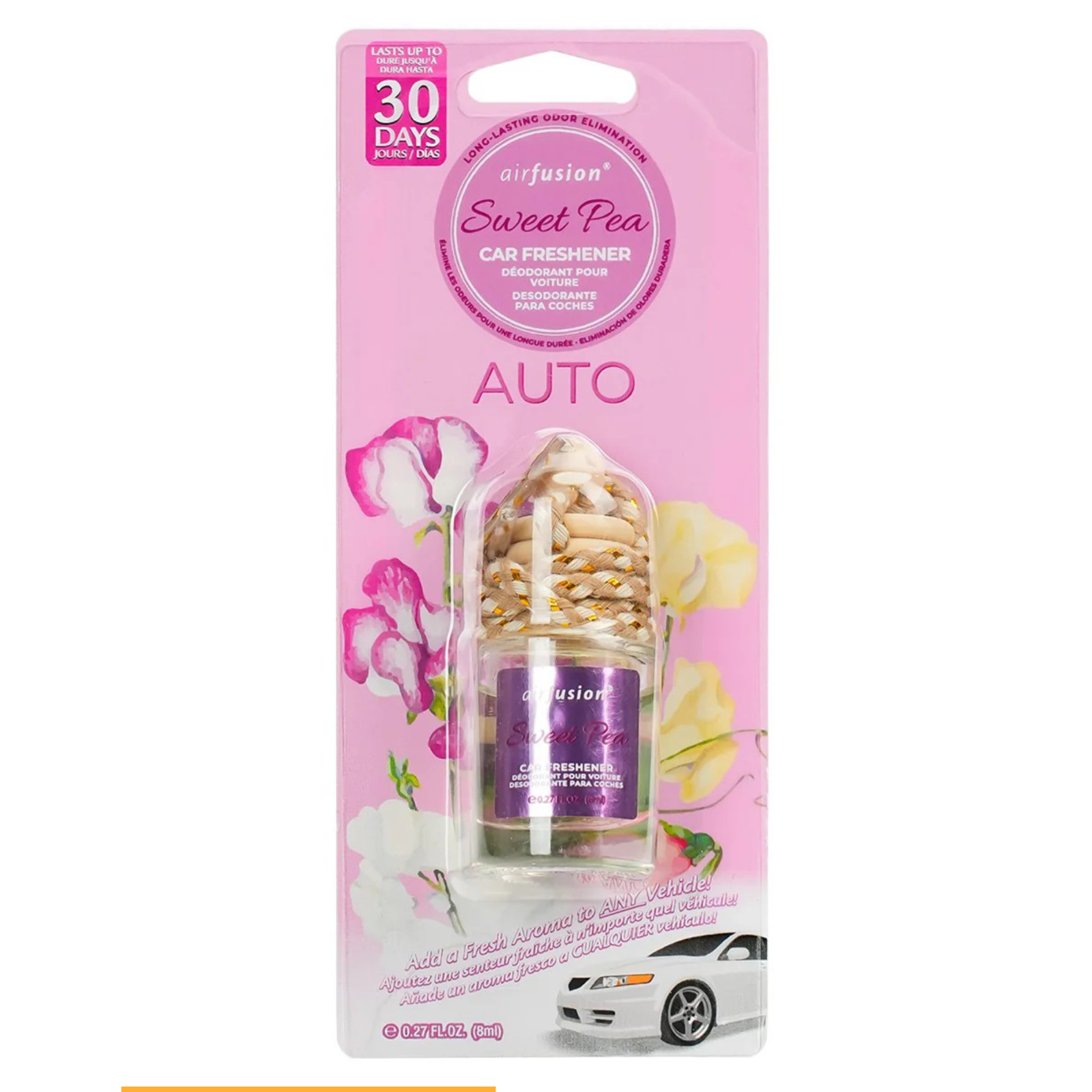Air Fusion Car Air Freshener Assorted Scents 14 Fresh Fragrance Long Lasting