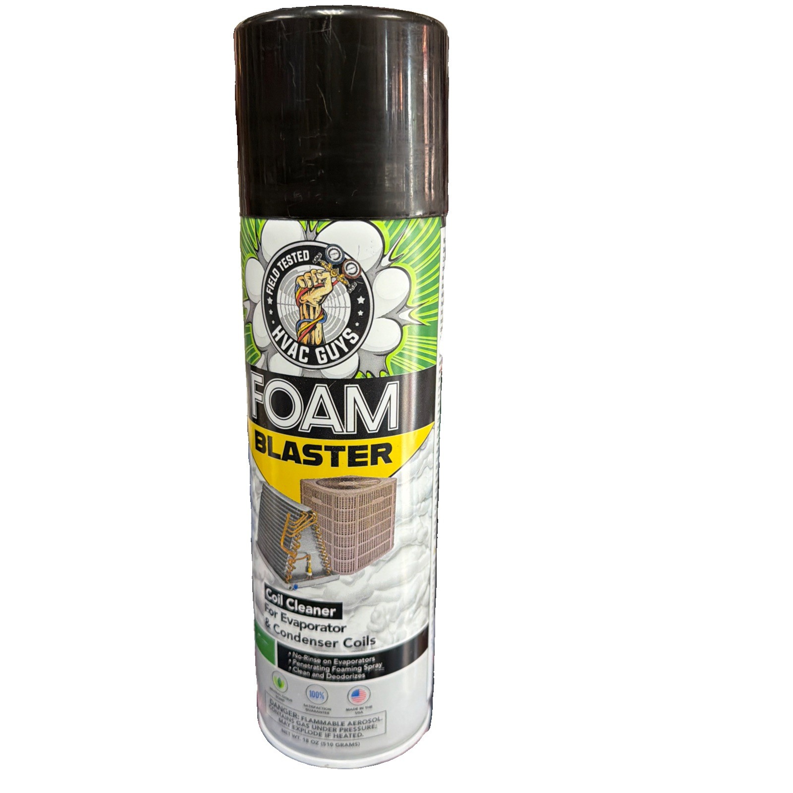 HVAC Guys Foam Blaster – Coil Cleaner & Deodorizer for HVAC & Automotive Filters