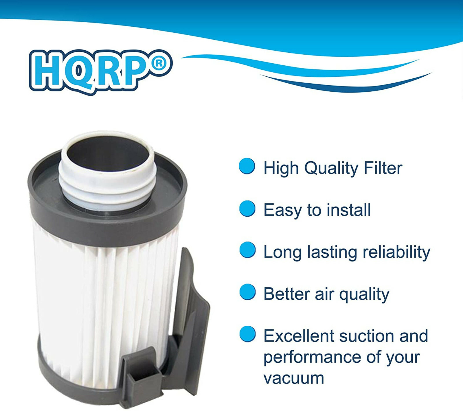 HQRP Washable and Reusable Filter for Eureka Optima Pet Lover Oh! – 439AZ