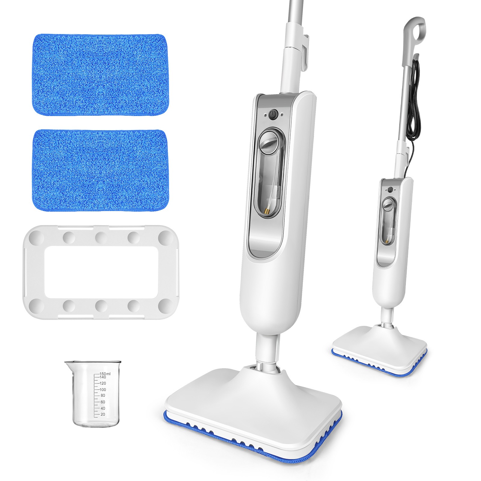 Dayplus Steam Mop, 2500W Floor Steamer with Detachable Handheld Steam Cleaner