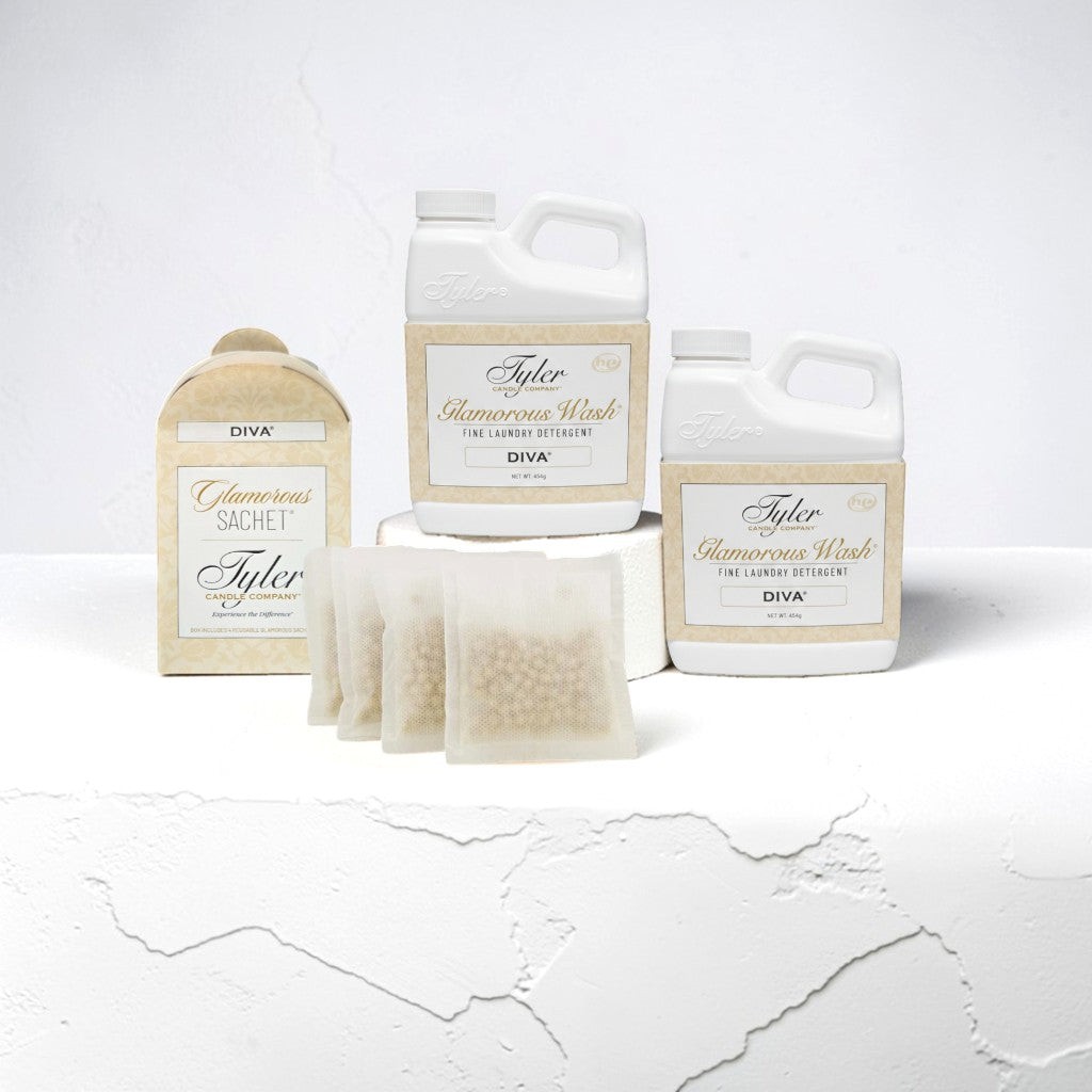 Tyler Candle Laundry Gift Set | Glamorous Gift Suite V | Diva